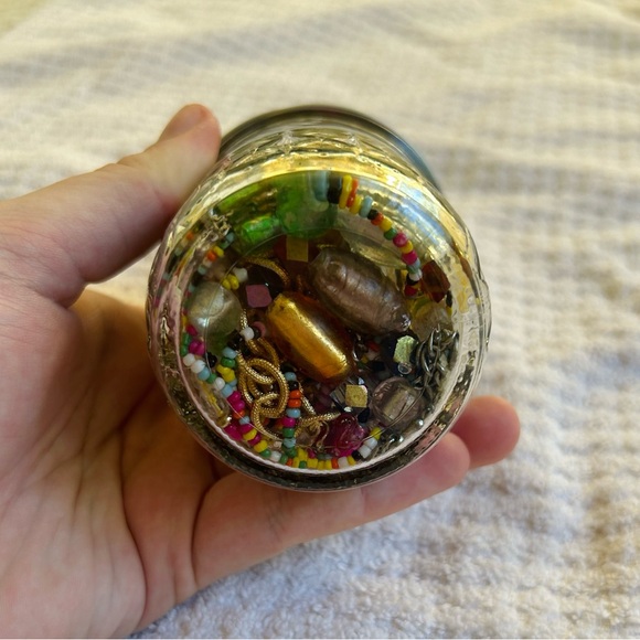 Vintage Style Mystery Jewelry Grab Bag Jar – Earrings, Charms, and Beads Mix - Picture 4 of 5